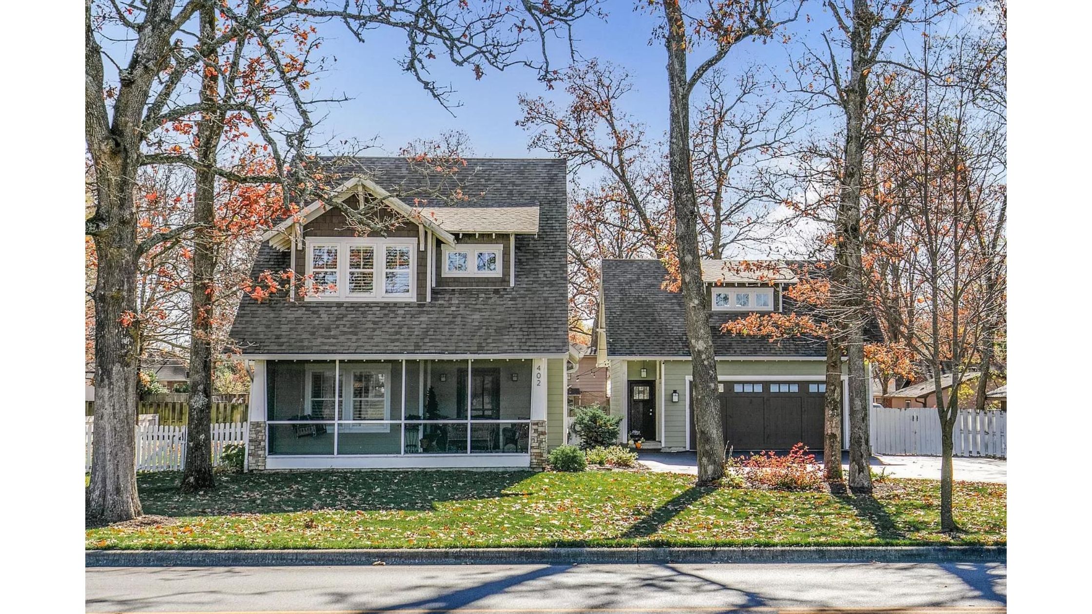 Craftsman-style bungalow.