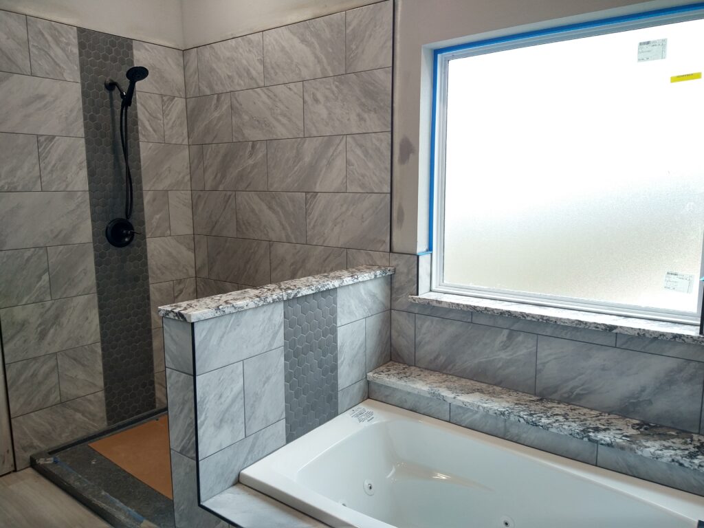 Transitional bathroom