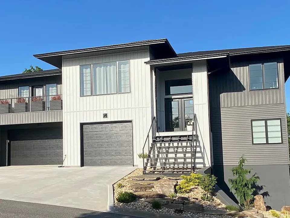 Modern prairie house