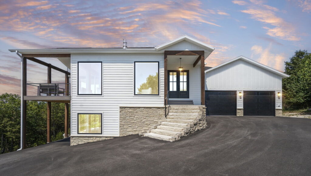 Modern Farmhouse Lake House Custom Home