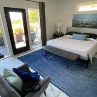 Modern master bedroom